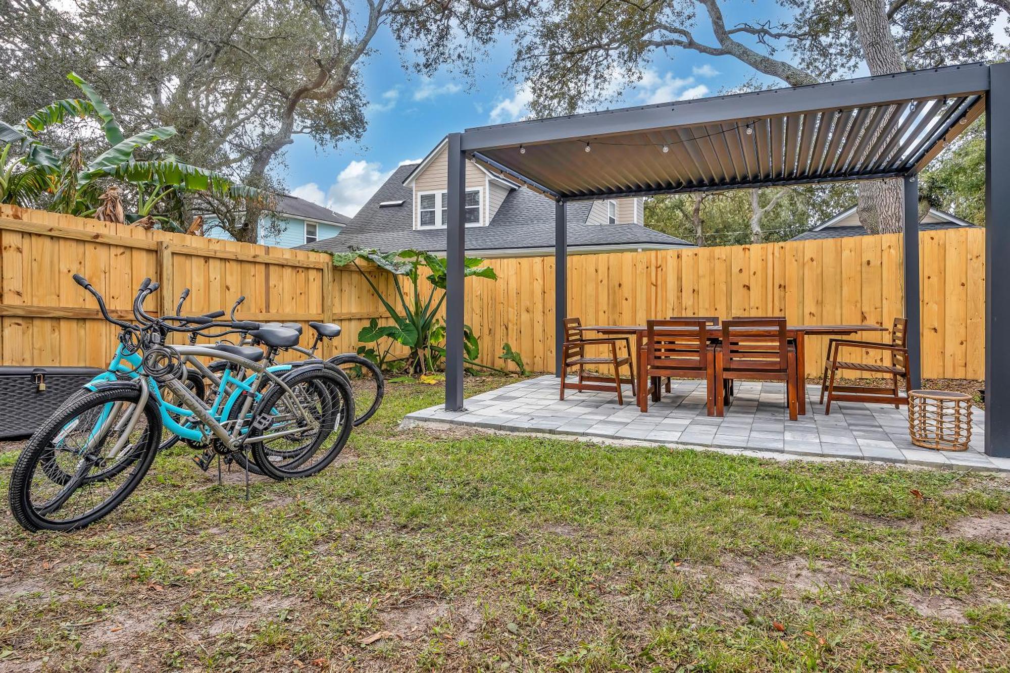 {Hidden Gem} Beach Home Blocks From Ocean +6 Bikes Jacksonville Beach Buitenkant foto
