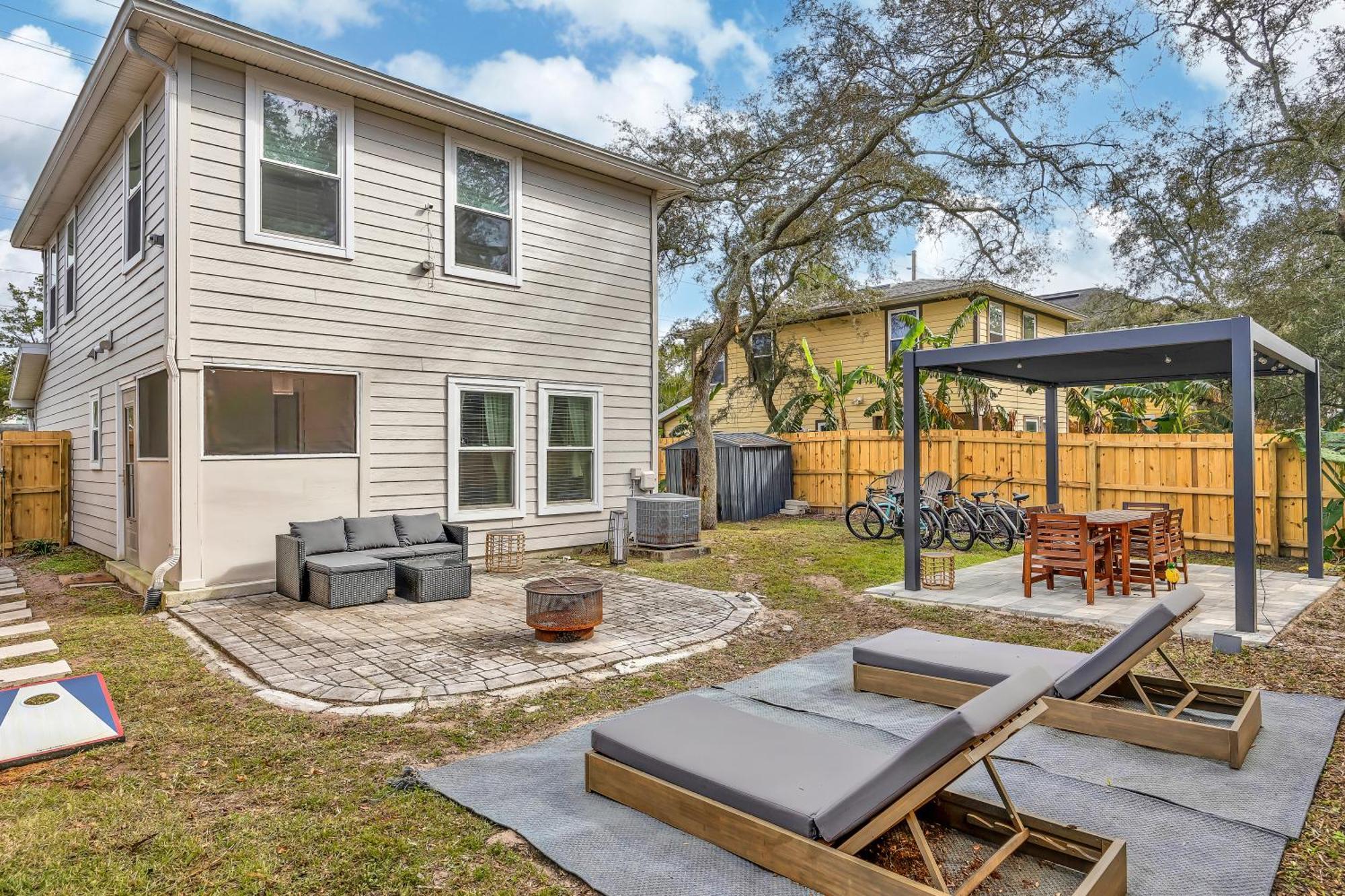 {Hidden Gem} Beach Home Blocks From Ocean +6 Bikes Jacksonville Beach Buitenkant foto